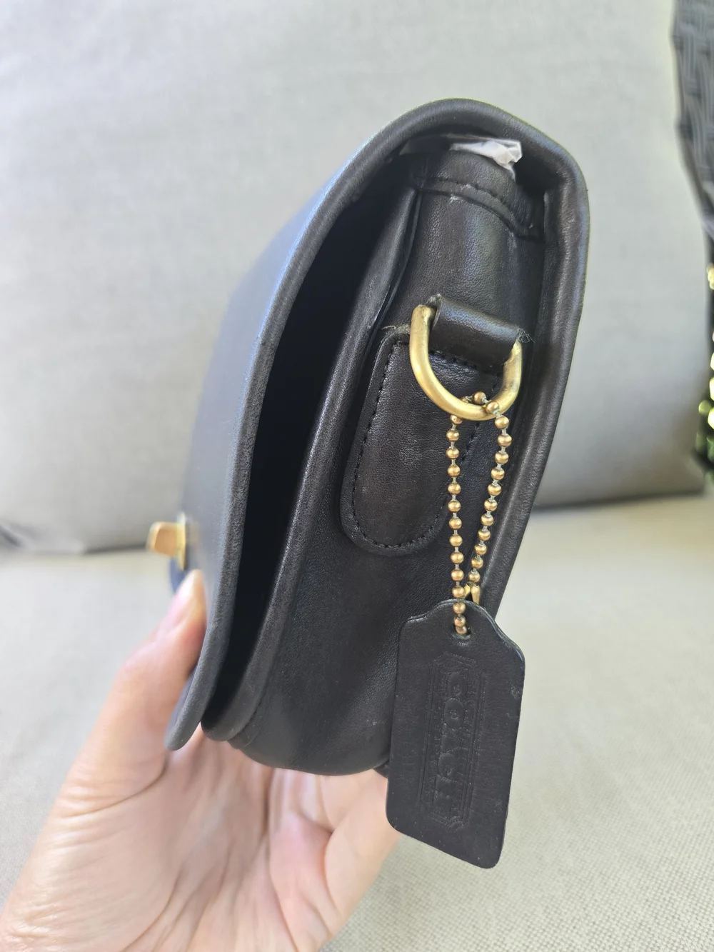 Vintage Coach Penny Pocket Purse 9755 Navy - Picture 2 of 11